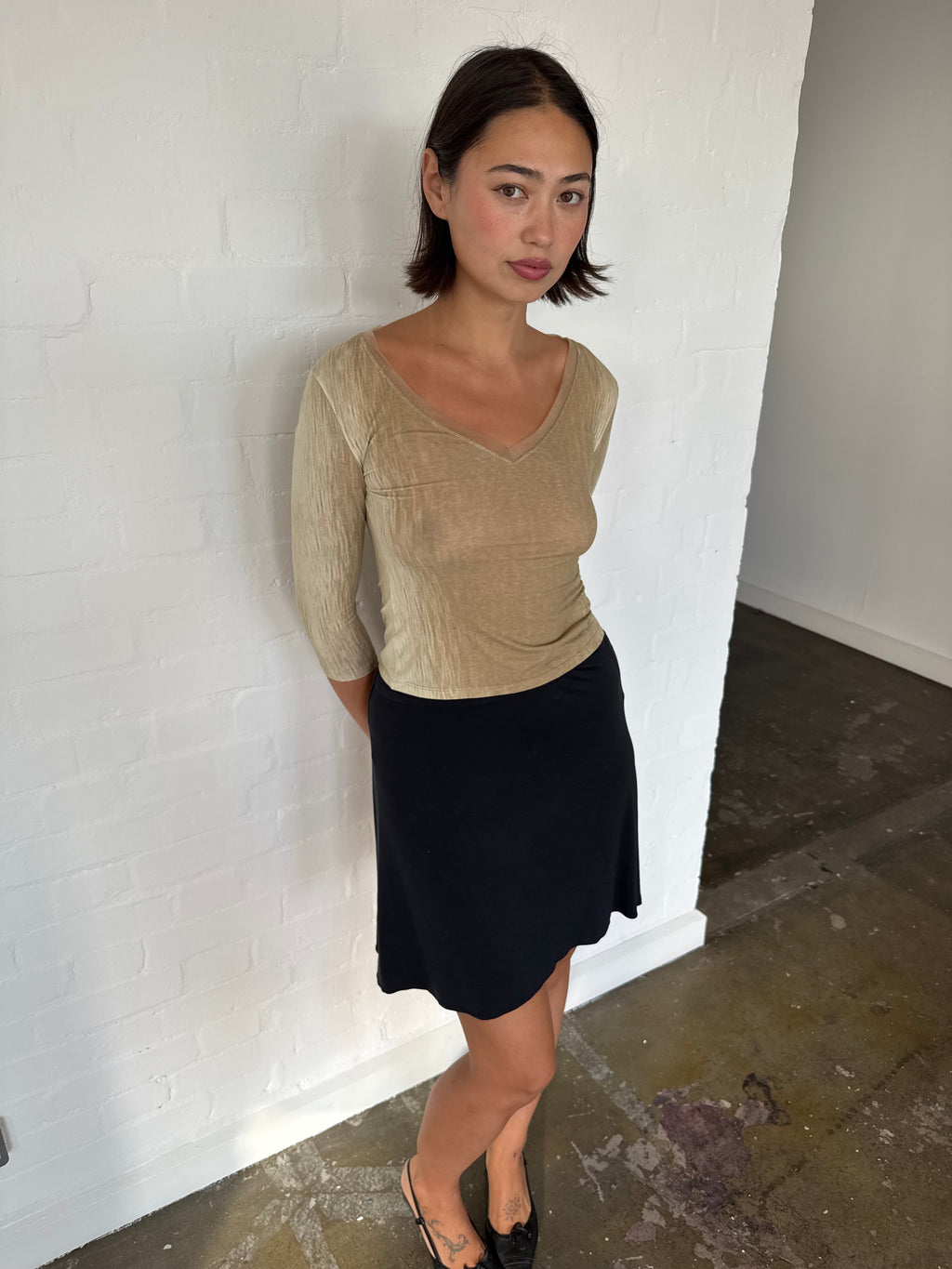 roberto cavalli beige top