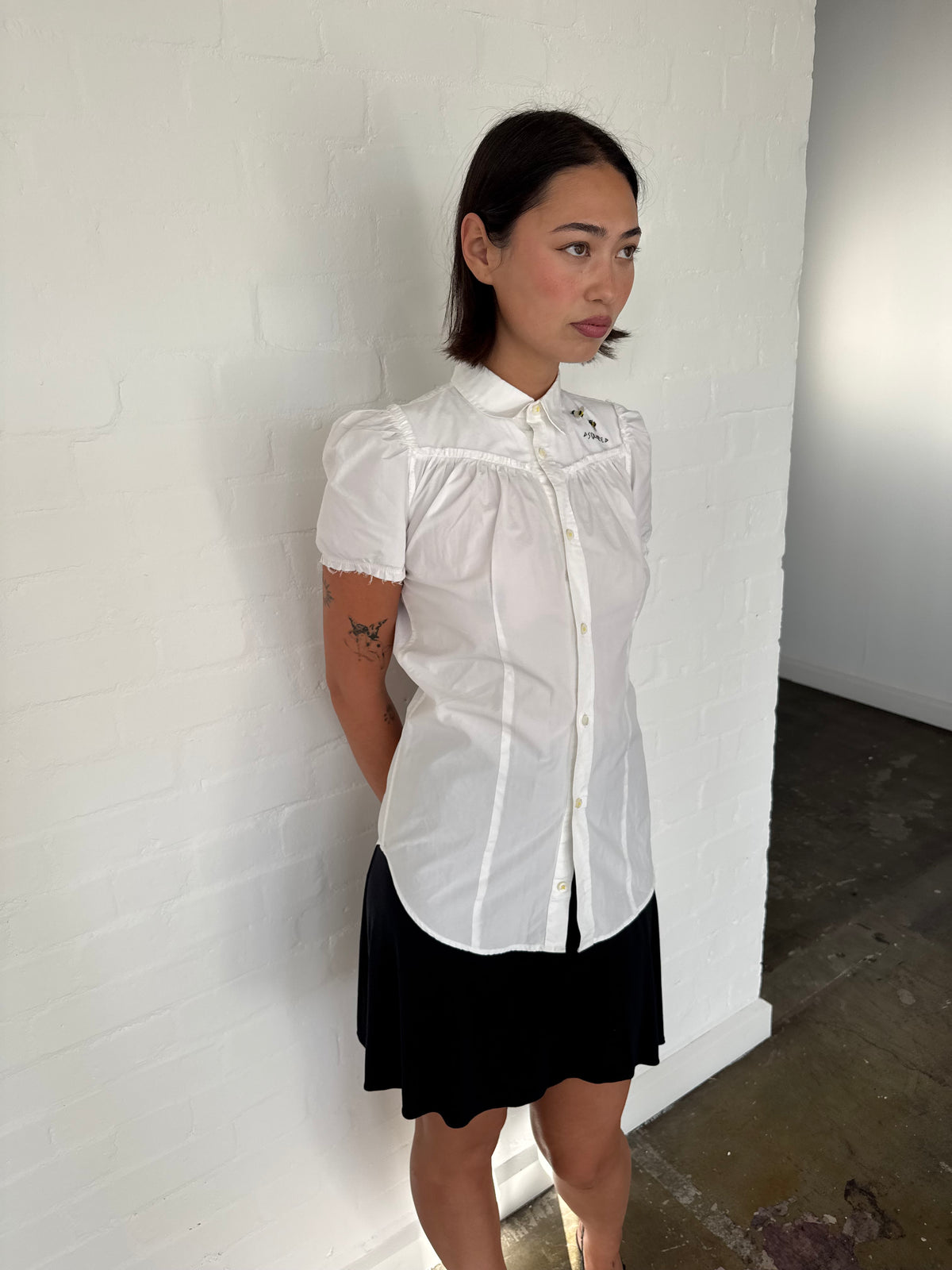 dsquared2 white shirt