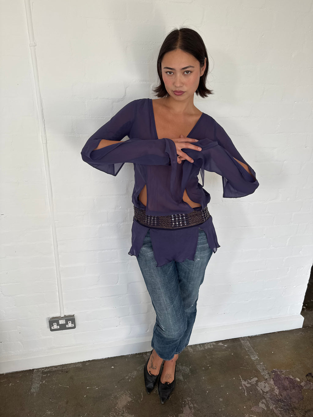 Patrizia pepe silk top