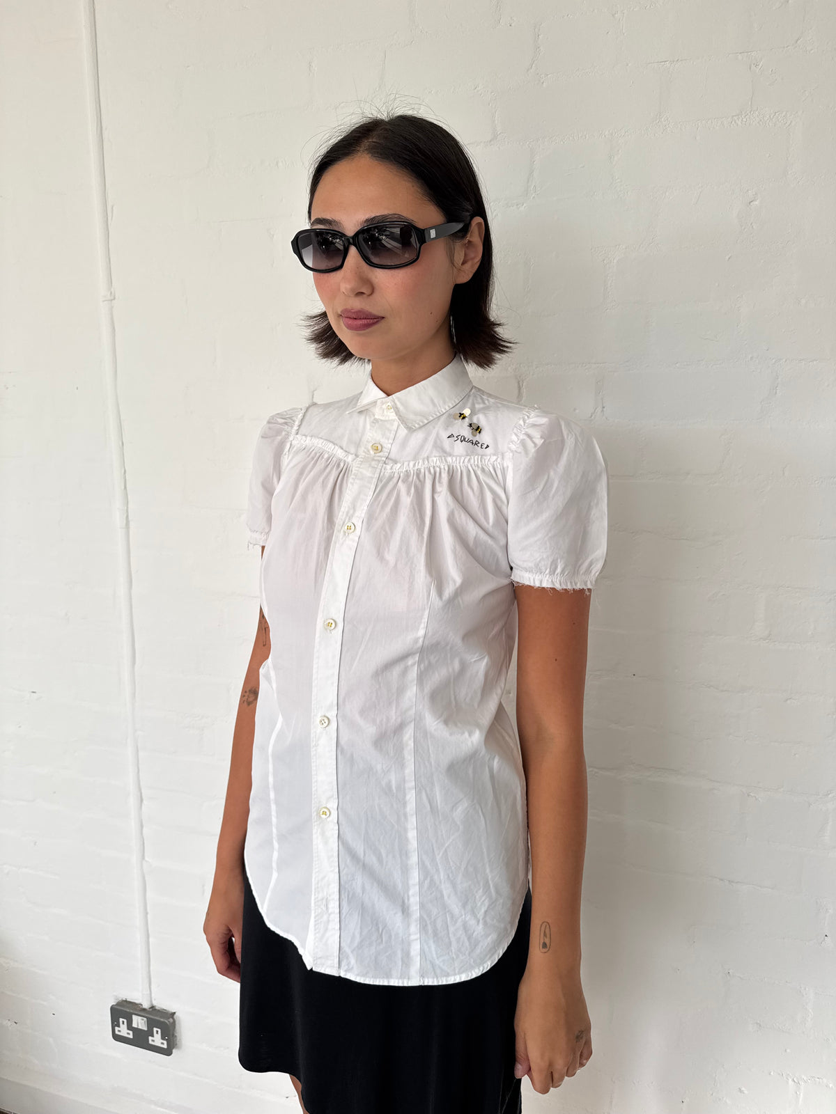 dsquared2 white shirt
