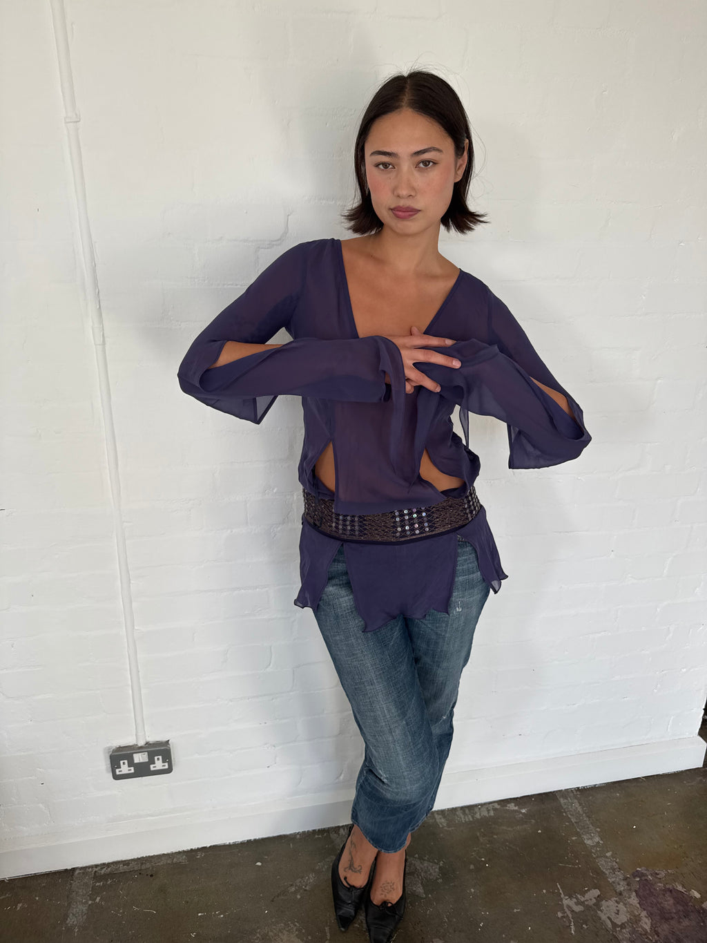 Patrizia pepe silk top