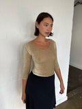 roberto cavalli beige top