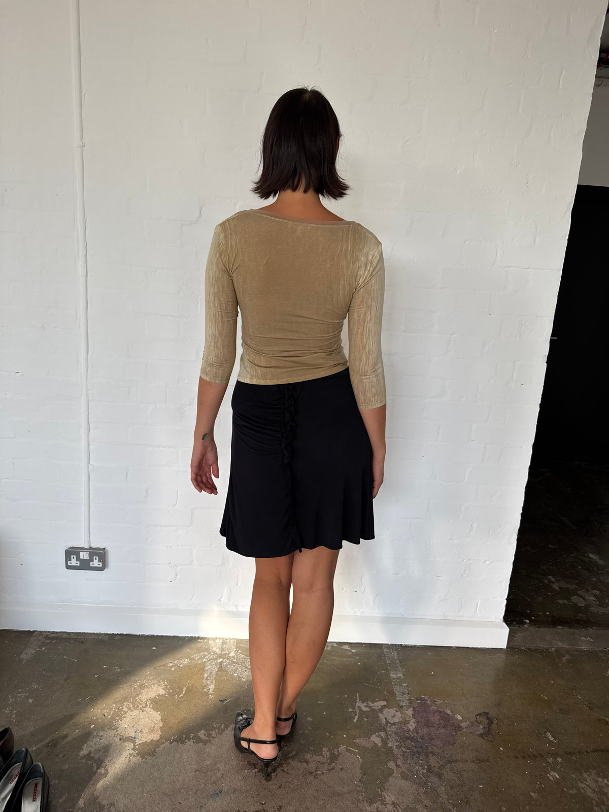 roberto cavalli beige top