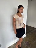 Burberry nova check top