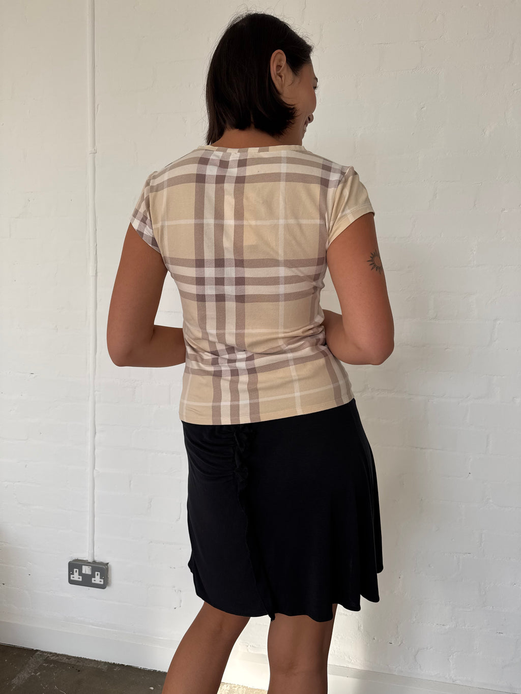 Burberry nova check top