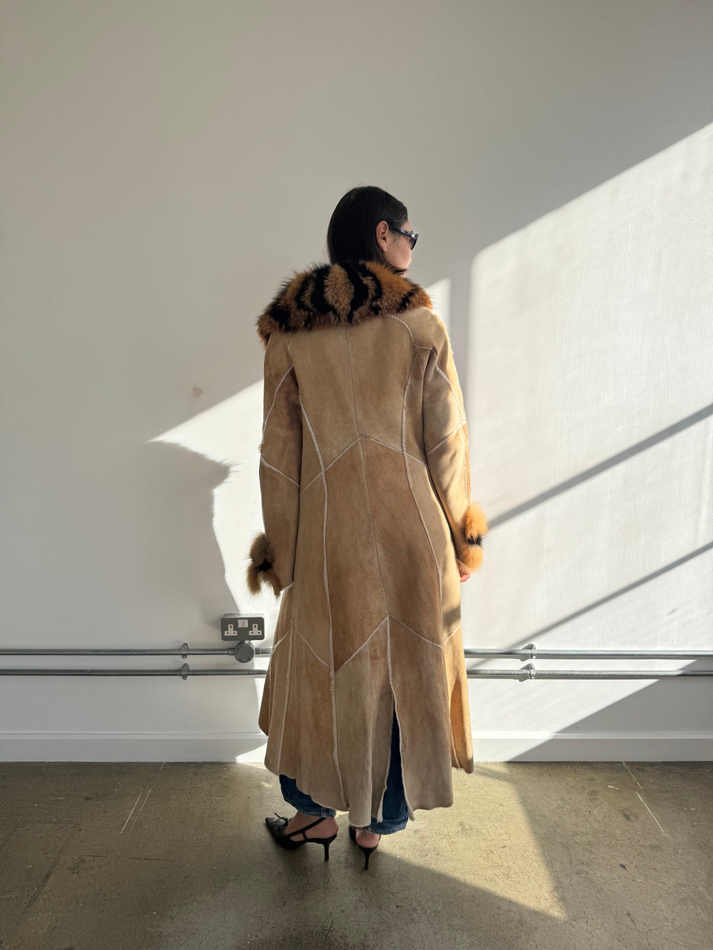 roberto cavalli a/w 2002 sherling coat
