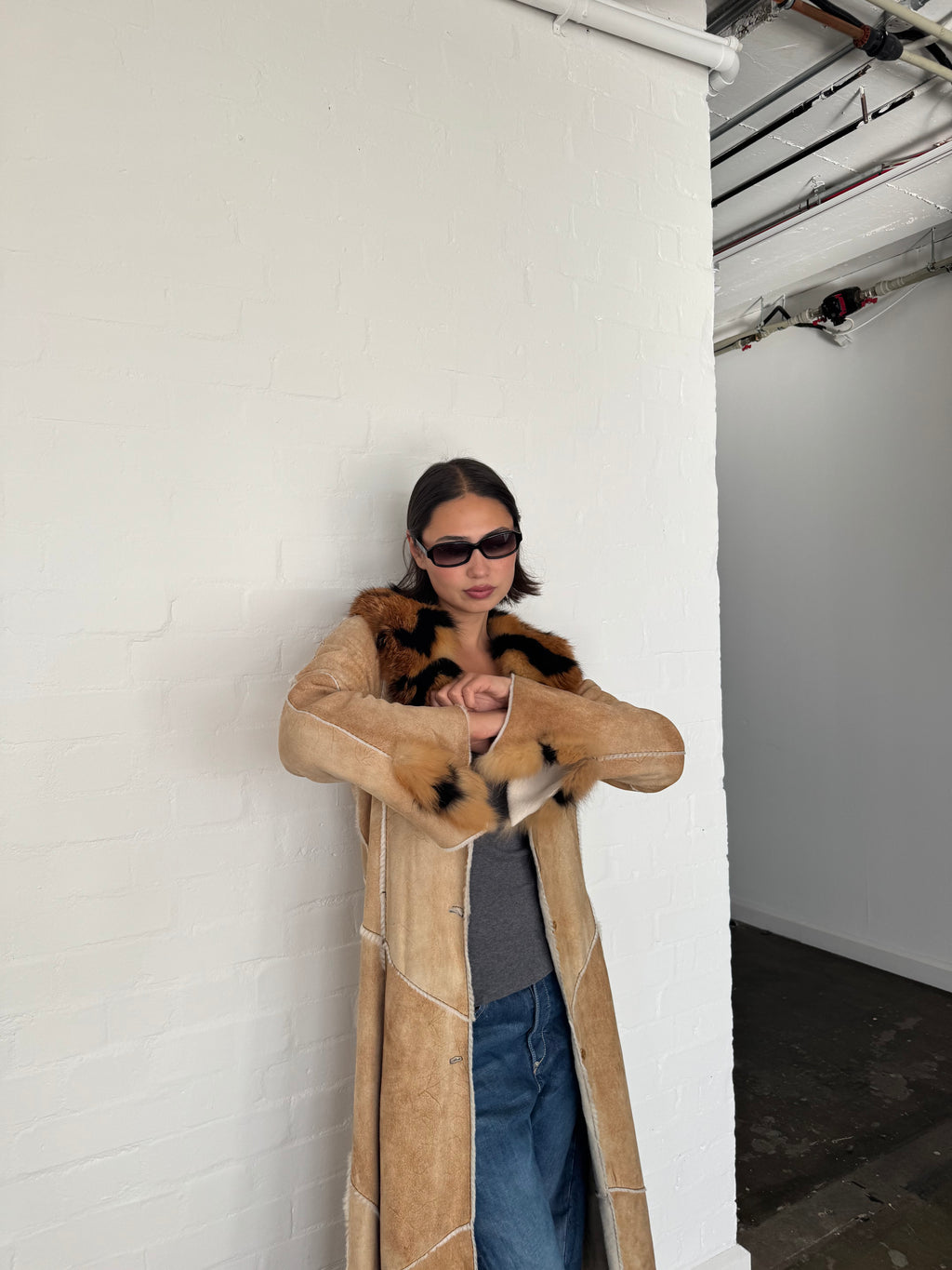 roberto cavalli a/w 2002 sherling coat