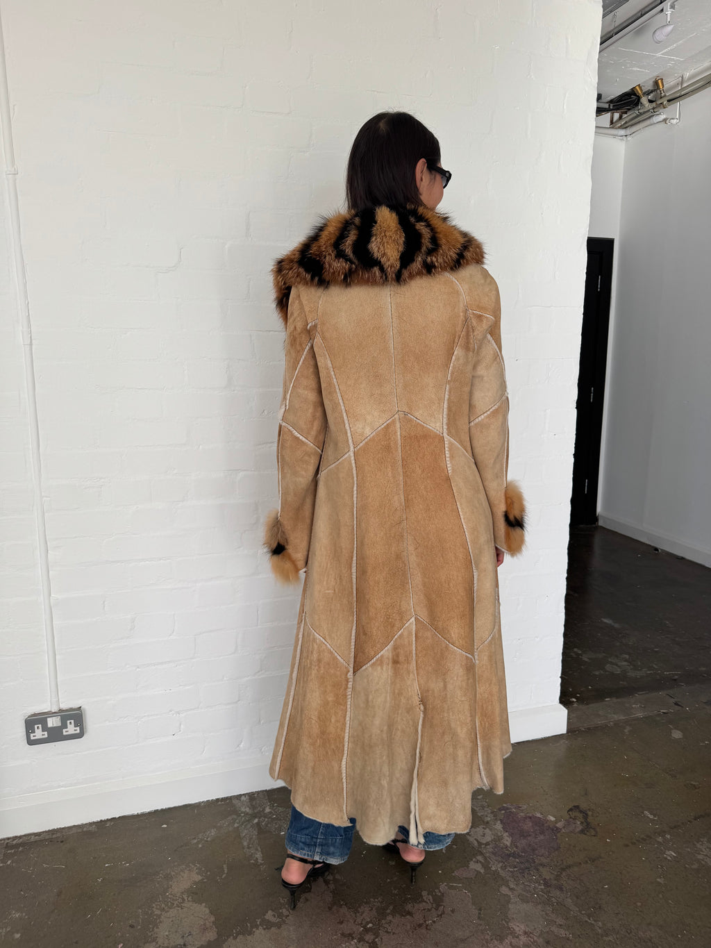 roberto cavalli a/w 2002 sherling coat