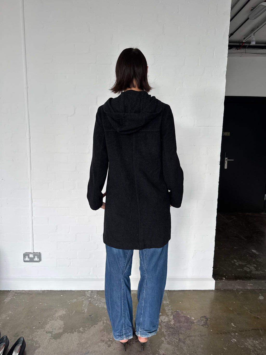 vintage burberry blue label coat