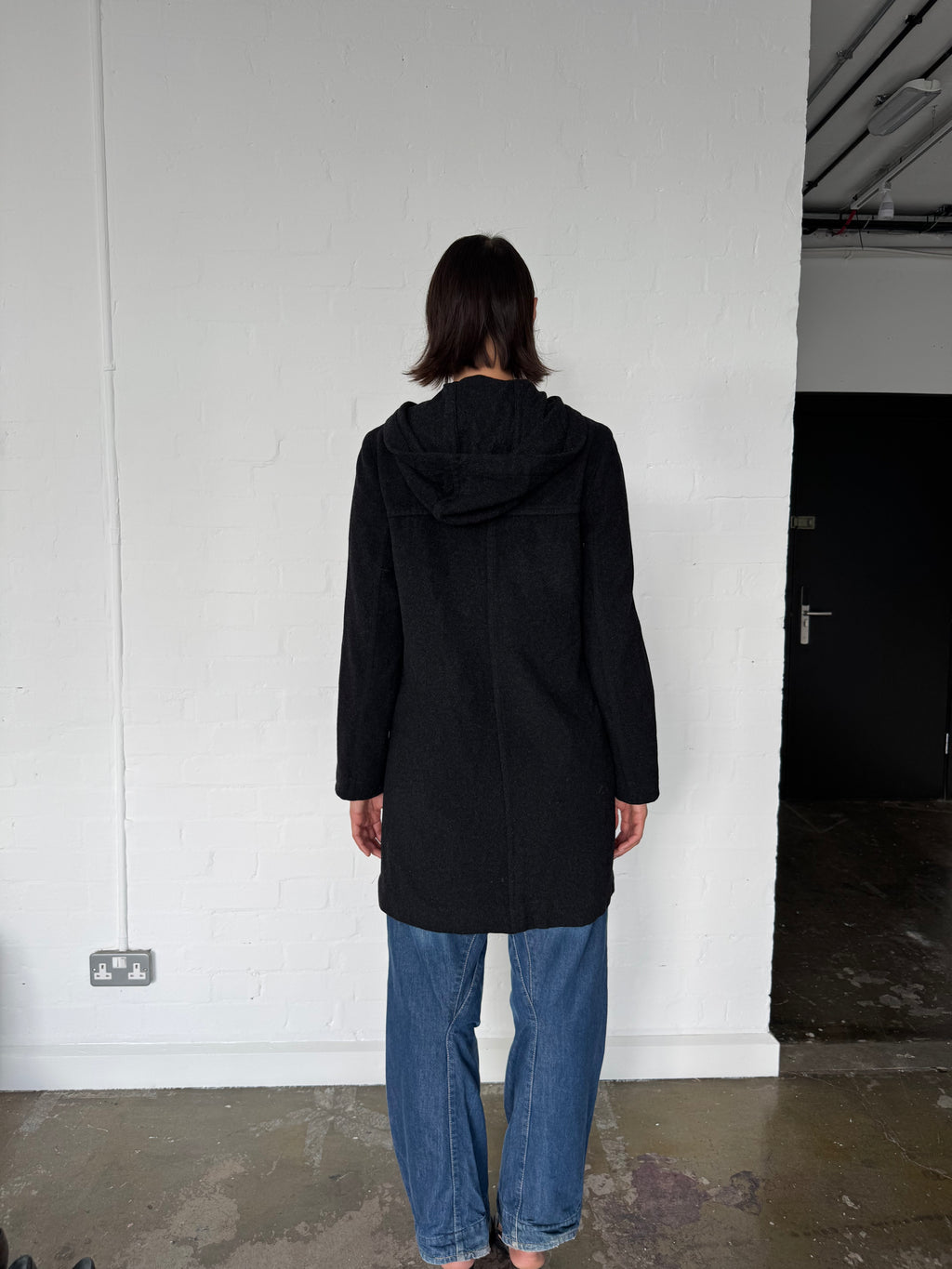 vintage burberry blue label coat