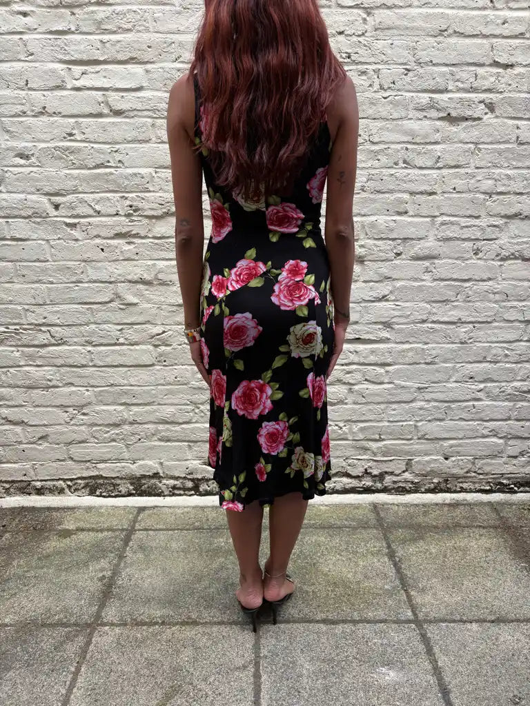 vintage GUESS floral slip dress