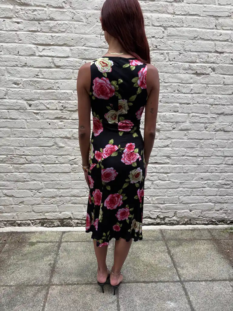 vintage GUESS floral slip dress