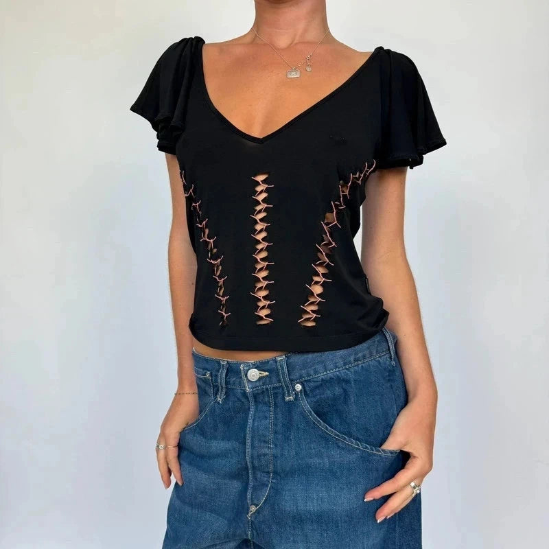 Roberto cavalli cut out top