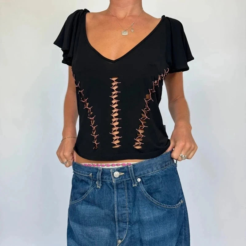 Roberto cavalli cut out top