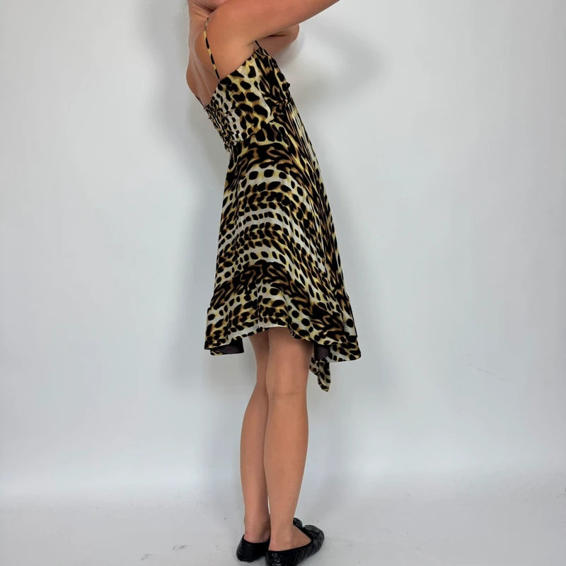 Vintage silk cavalli dress