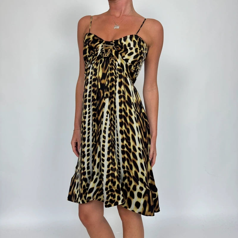 Vintage silk cavalli dress