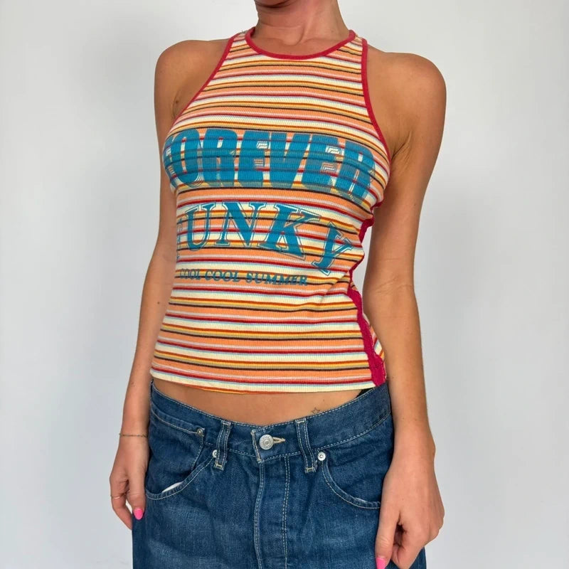 vintage D&G stripe tank top