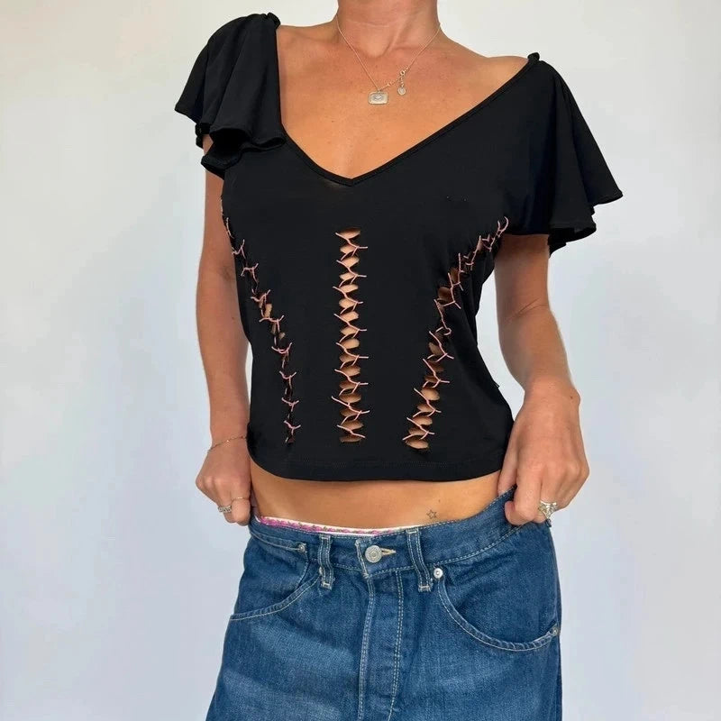 Roberto cavalli cut out top