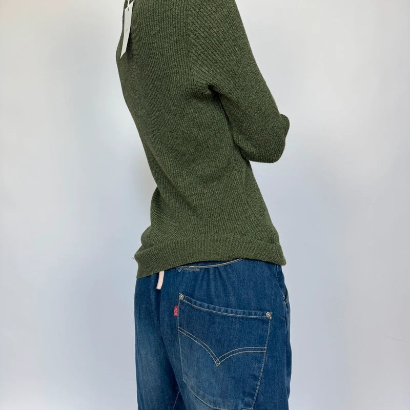 Dolce & gabbana green v neck