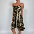 Vintage silk cavalli dress