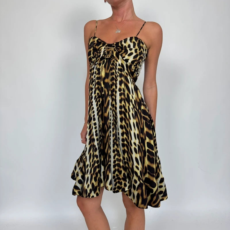 Vintage silk cavalli dress