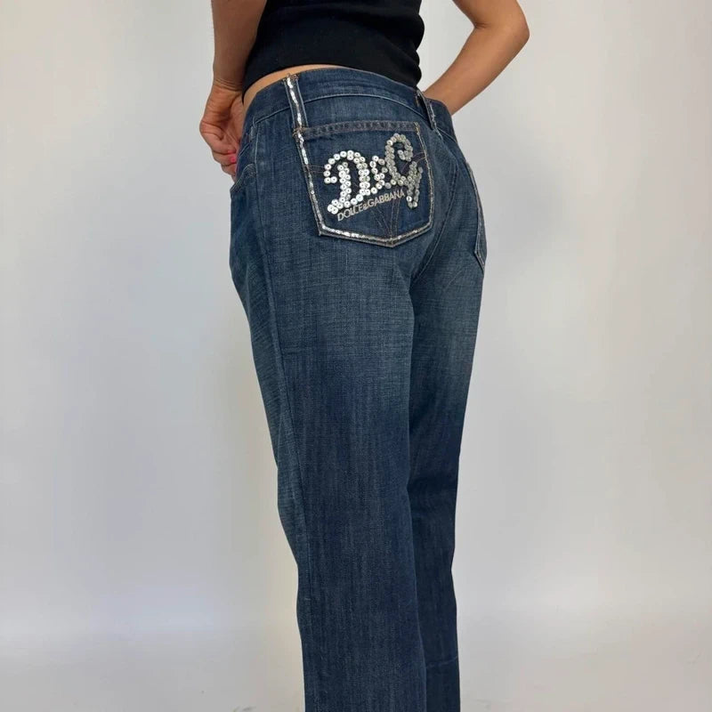 Dolce & gabbana denim baggy jeans