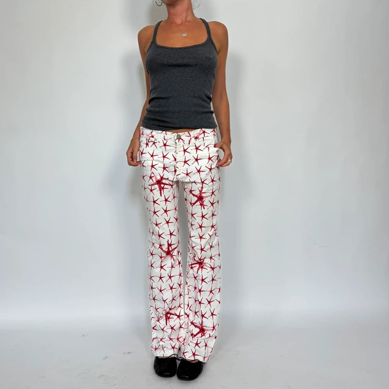Vintage Versace star fish jeans